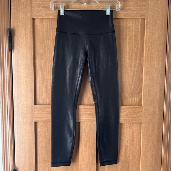 NWOT Lululemon Wunder Train HR Tight 25" Blk Foil Special Edition Size 4 LW5EB3S - Picture 2 of 11